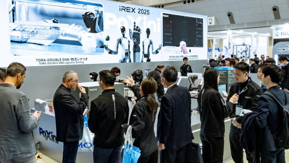 中国机器人企业帕西尼亮相iREX2025 展示多维触觉感知与具身智能技术